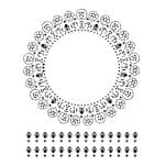 LACE SERIES STENCIL DS06 25X35