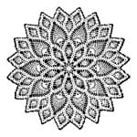 LACE SERIES STENCIL DS25 25X35