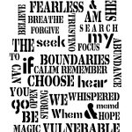 A4 SERIES STENCIL AS565 21X29