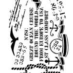 A4 SERIES STENCIL AS567 21X29