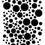 MIX MEDIA STENCIL MU SERIES MU41 10X25