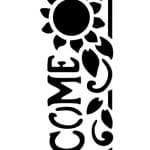 MIX MEDIA STENCIL MU SERIES MU52 10X25