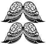 KS SERİSİ SİLUET STENCIL ( KENARSIZ ) KS103 25X25