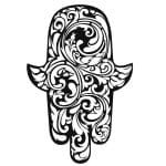 KS SERIES SLUET STENCIL ( WITHOUT BORDER ) KS128 25X25