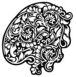 KS SERIES SLUET STENCIL ( WITHOUT BORDER ) KS131 25X25