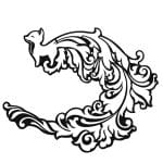 KS SERIES SLUET STENCIL ( WITHOUT BORDER ) KS134 25X25