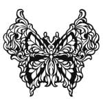 KS SERIES SLUET STENCIL ( WITHOUT BORDER ) KS140 25X25