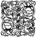 KS SERİSİ SİLUET STENCIL ( KENARSIZ ) KS142 25X25