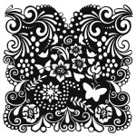 KS SERİSİ SİLUET STENCIL ( KENARSIZ ) KS145 25X25