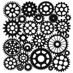 KS SERIES SLUET STENCIL ( WITHOUT BORDER ) KS171 25X25