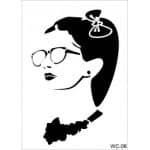 NEW WOMAN COLLECTION STENCIL WC06 21X29