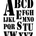 MIX MEDIA STENCIL MA SERIES MA63 21X29