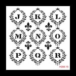 HOME DECOR MİNİ STENCIL HDM-15 25X25