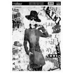 KUMAŞ TRANSFER SİYAH BEYAZ KTS-001 21X30