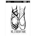 KUMAŞ TRANSFER SİYAH BEYAZ KTS-007 21X30