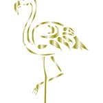 METAL LEAF FABRIC TRANSFER GOLD VT-002 21X30