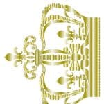 METAL LEAF FABRIC TRANSFER GOLD VT-005 21X30