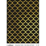 METAL LEAF BACKGROUND FABRIC TRANSFER GOLD KV-003 30X42