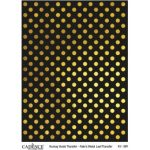 METAL LEAF BACKGROUND FABRIC TRANSFER GOLD KV-009 30X42