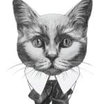 HAYVAN PORTRELERİ KUMAŞ TRANSFER KOLEKSİYONU PAFT-07 21X30