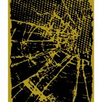 GRUNGE METAL LEAF FABRIC TRANSFER COLLECTION GOLD GC-01 21X30