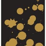 GRUNGE METAL LEAF FABRIC TRANSFER COLLECTION GOLD GC-09 21X30