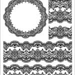 YENİ DANTEL TRANSFER SERİ ( SULU ) BEYAZ ZEMİN NTC-B008 25X35