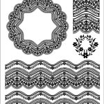 YENİ DANTEL TRANSFER SERİ ( SULU ) BEYAZ ZEMİN NTC-B010 25X35