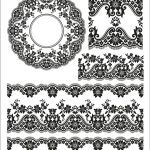 YENİ DANTEL TRANSFER SERİ ( SULU ) BEYAZ ZEMİN NTC-B012 25X35