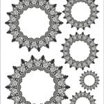 NEW LACE TRANSFER SERIES (AQUEOUS) BLACK GROUND NTC-S001 25X35