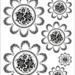 NEW LACE TRANSFER SERIES (AQUEOUS) BLACK GROUND NTC-S003 25X35