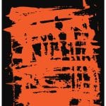 GRUNGE METAL LEAF FABRIC TRANSFER COLLECTION COPPER GC-04 21X30