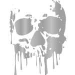 METAL LEAF FABRIC TRANSFER SILVER VT-013 21X30