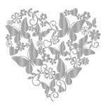 METAL LEAF FABRIC TRANSFER SILVER VT-014 21X30