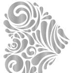 METAL LEAF FABRIC TRANSFER SILVER VT-015 21X30