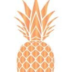 METAL LEAF FABRIC TRANSFER ROSE GOLD VT-001 21X30