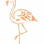 METAL LEAF FABRIC TRANSFER ROSE GOLD VT-002 21X30