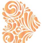 METAL LEAF FABRIC TRANSFER ROSE GOLD VT-015 21X30