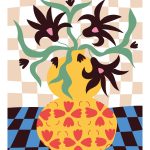 CutOut Soyut Sanat ve İllüstrasyon Kumaş Transfer CO-06