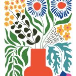 CutOut Soyut Sanat ve İllüstrasyon Kumaş Transfer CO-07