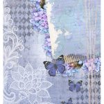 Modern Çicek Koleksiyonu Pirinç Kağıt Model 1166 30X42