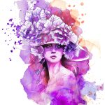 Çiçek Güzelleri Dekupaj FB-006 60X84