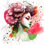 Flower Beauties Decoupage FB-008 90X125