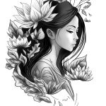 Çiçek Güzelleri Dekupaj FB-011 30X42