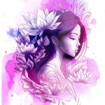 Çiçek Güzelleri Dekupaj FB-012 30X42