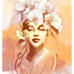 Flower Beauties Decoupage FB-014 90X125