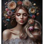 Nature Crown Rice Decoupage Paper Collection NCW 004 30x42 cm