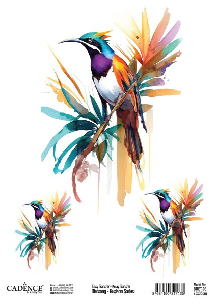 BirdSong Collection Easy Transfer BRET-03 25x35