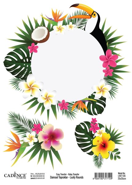 Leafy Rounds Collection Easy Transfer LRET 05 25x35