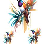 BirdSong Collection Fabric Transfer BRFT-03 25x35